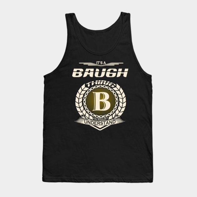 Baugh Tank Top by Ban Guns Not Books- Typography fullcolor